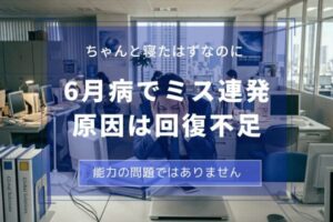 6月病でミスが増える人の共通点